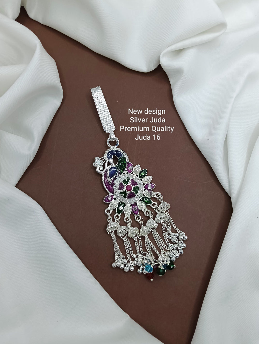 primeriea Premium Silver Juda Accessory – Ethnic Bridal & Party Wear Juda Pin