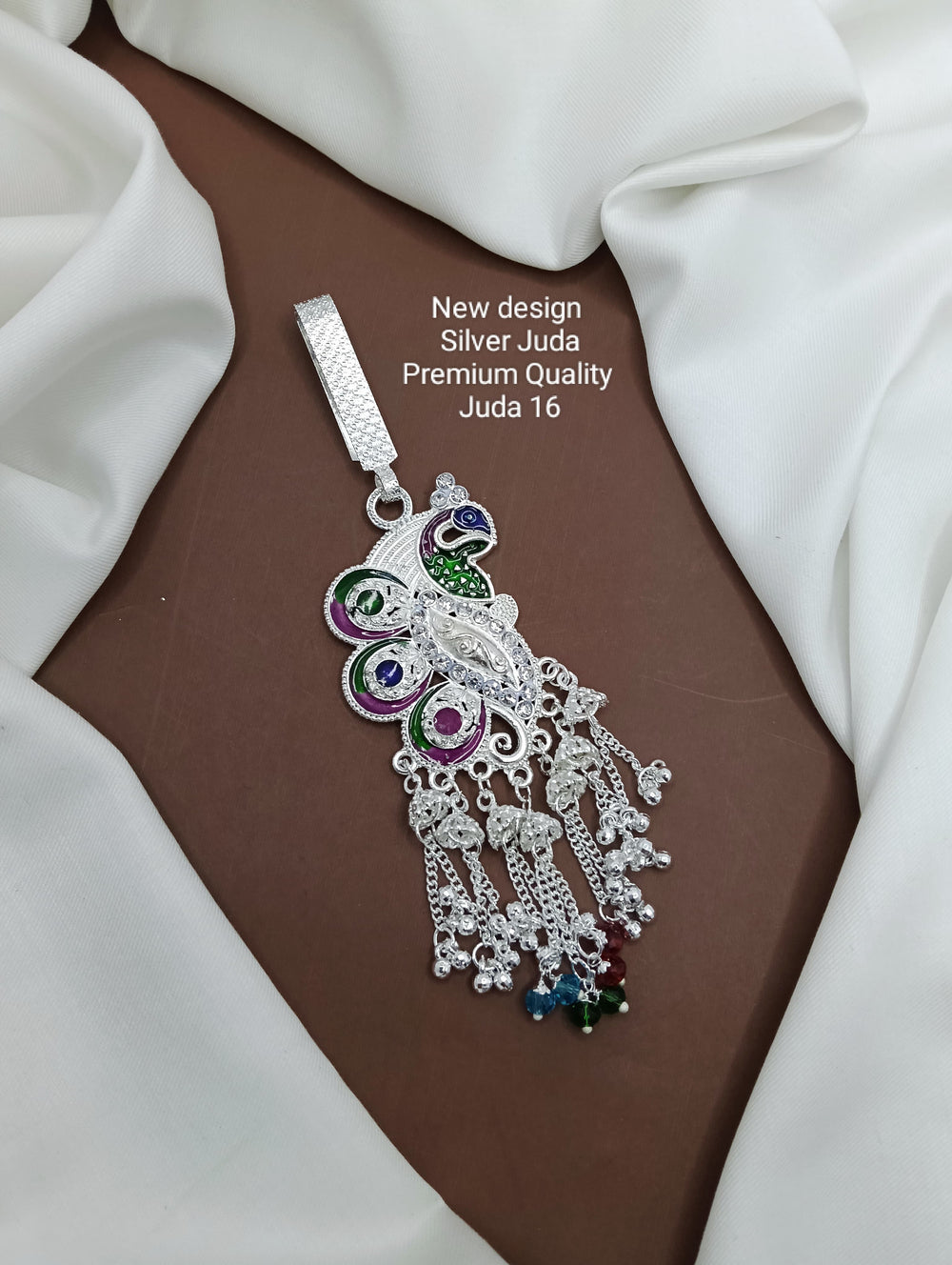 primeriea Premium Silver Juda Accessory – Ethnic Bridal & Party Wear Juda Pin