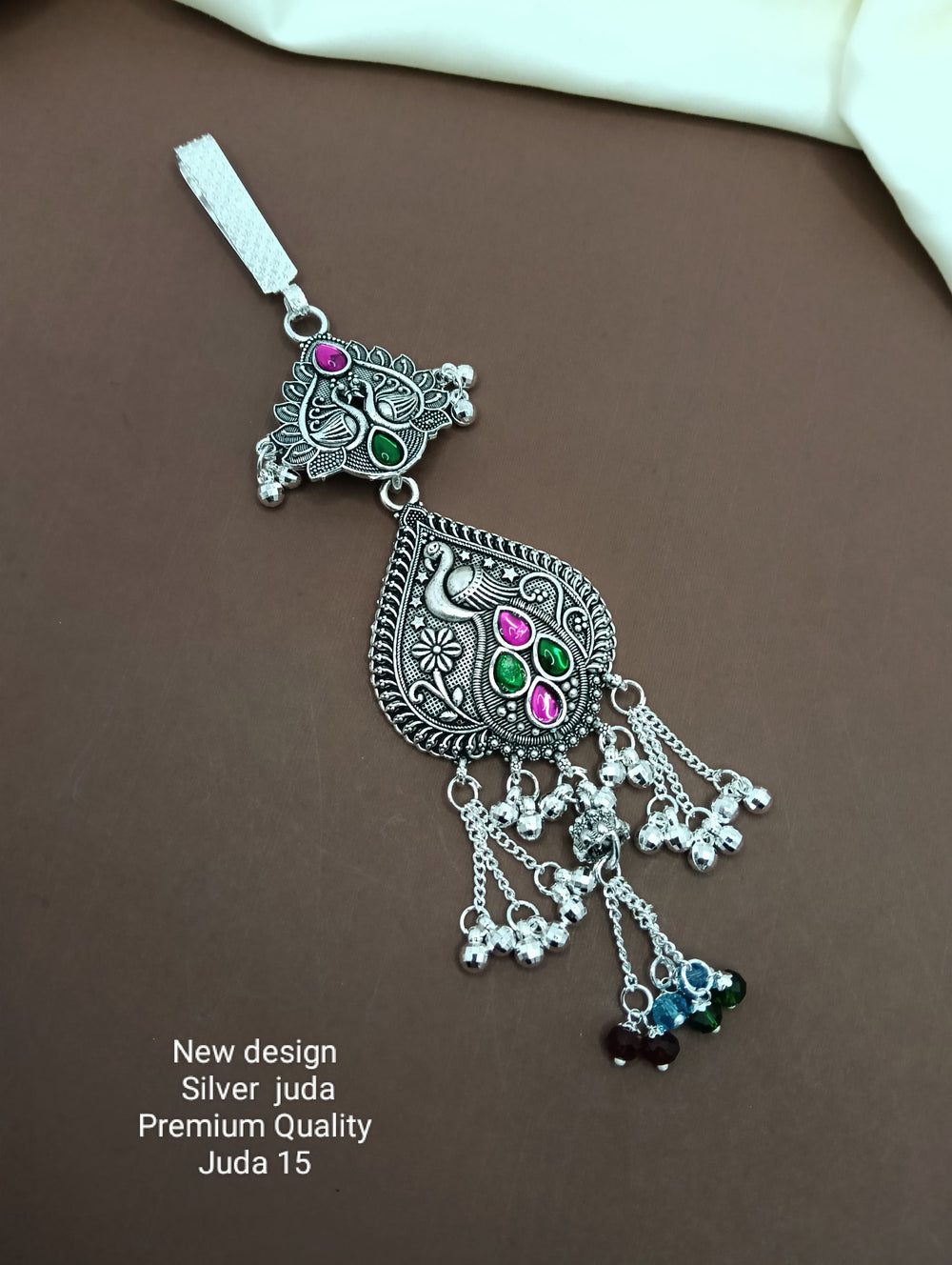 primeriea Premium Silver Juda Accessory – Ethnic Bridal & Party Wear Juda Pin