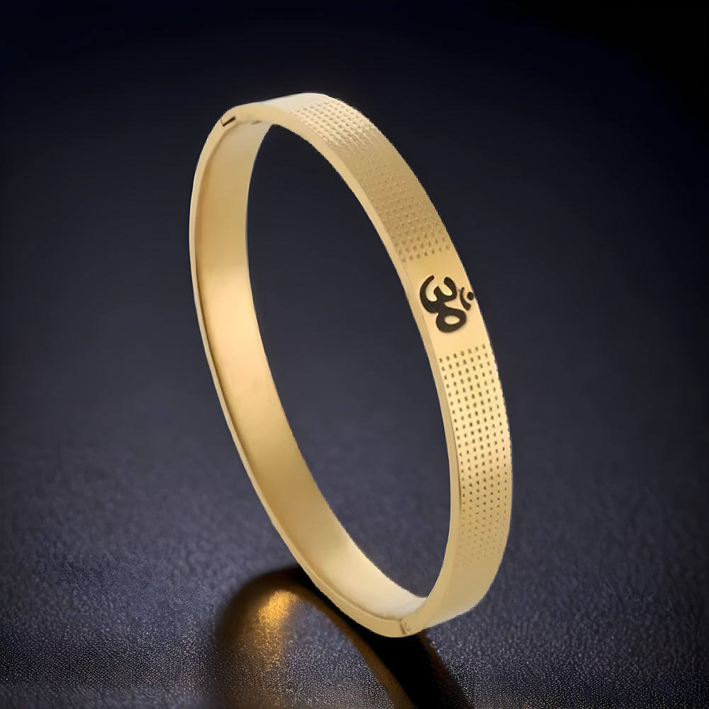 OM MEENA Gold Bracelet for Men & Boys