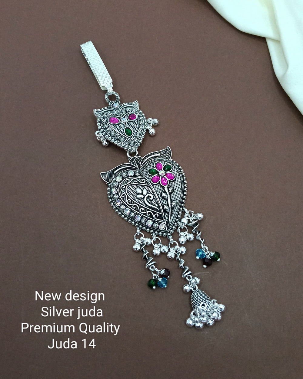 primeriea Premium Silver Juda Accessory – Ethnic Bridal & Party Wear Juda Pin