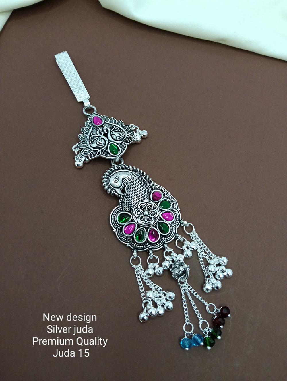 primeriea Premium Silver Juda Accessory – Ethnic Bridal & Party Wear Juda Pin