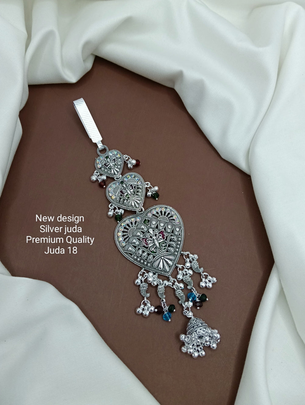 primeriea Premium Silver Juda Accessory – Ethnic Bridal & Party Wear Juda Pin