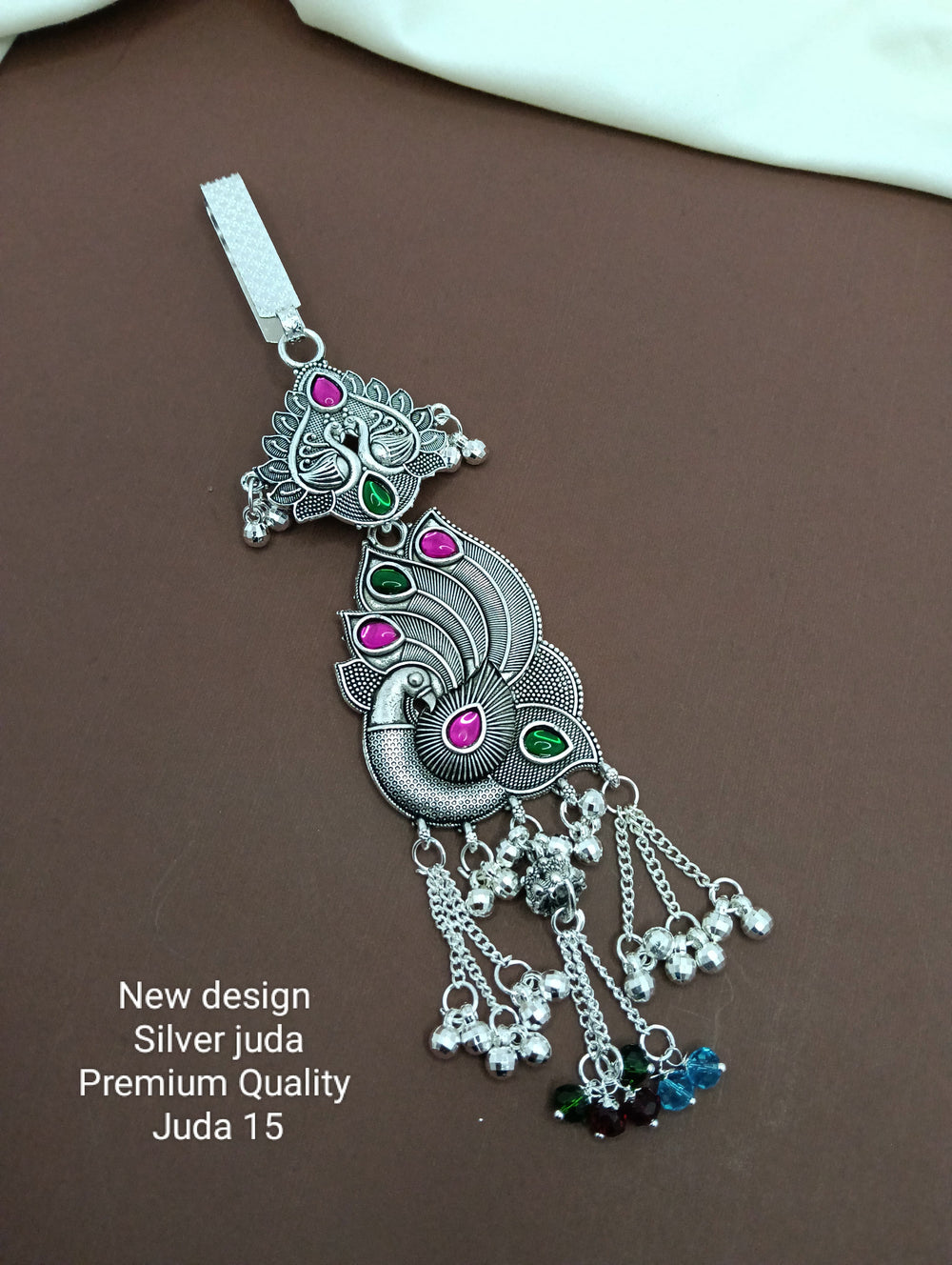 primeriea Premium Silver Juda Accessory – Ethnic Bridal & Party Wear Juda Pin