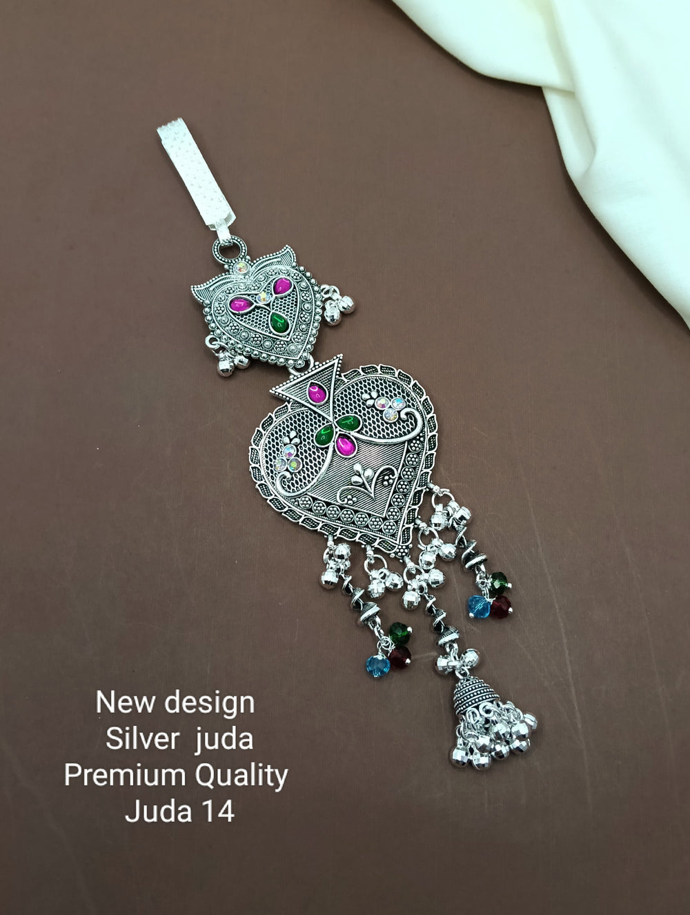 primeriea Premium Silver Juda Accessory – Ethnic Bridal & Party Wear Juda Pin
