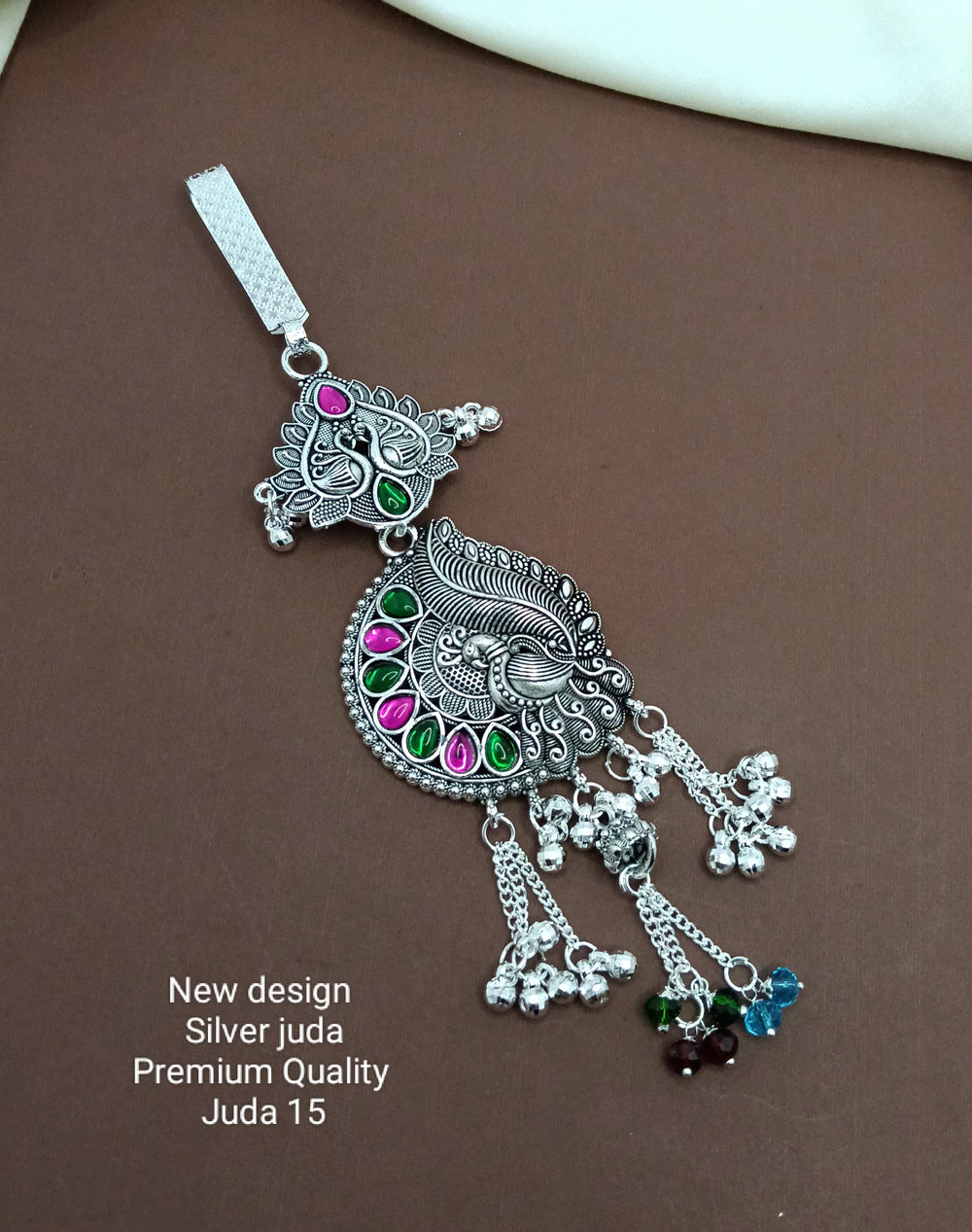 primeriea Premium Silver Juda Accessory – Ethnic Bridal & Party Wear Juda Pin