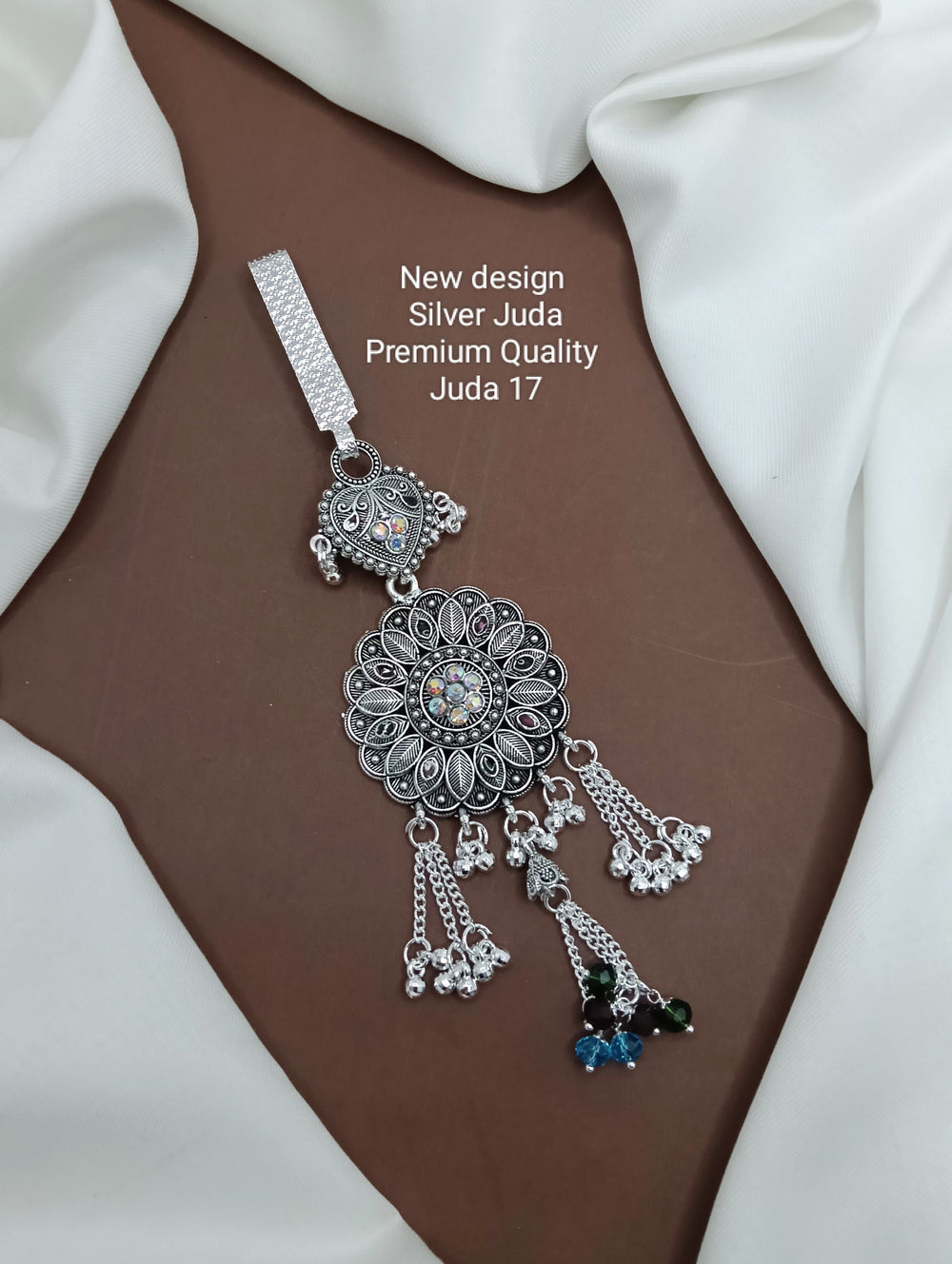 primeriea Premium Silver Juda Accessory – Ethnic Bridal & Party Wear Juda Pin