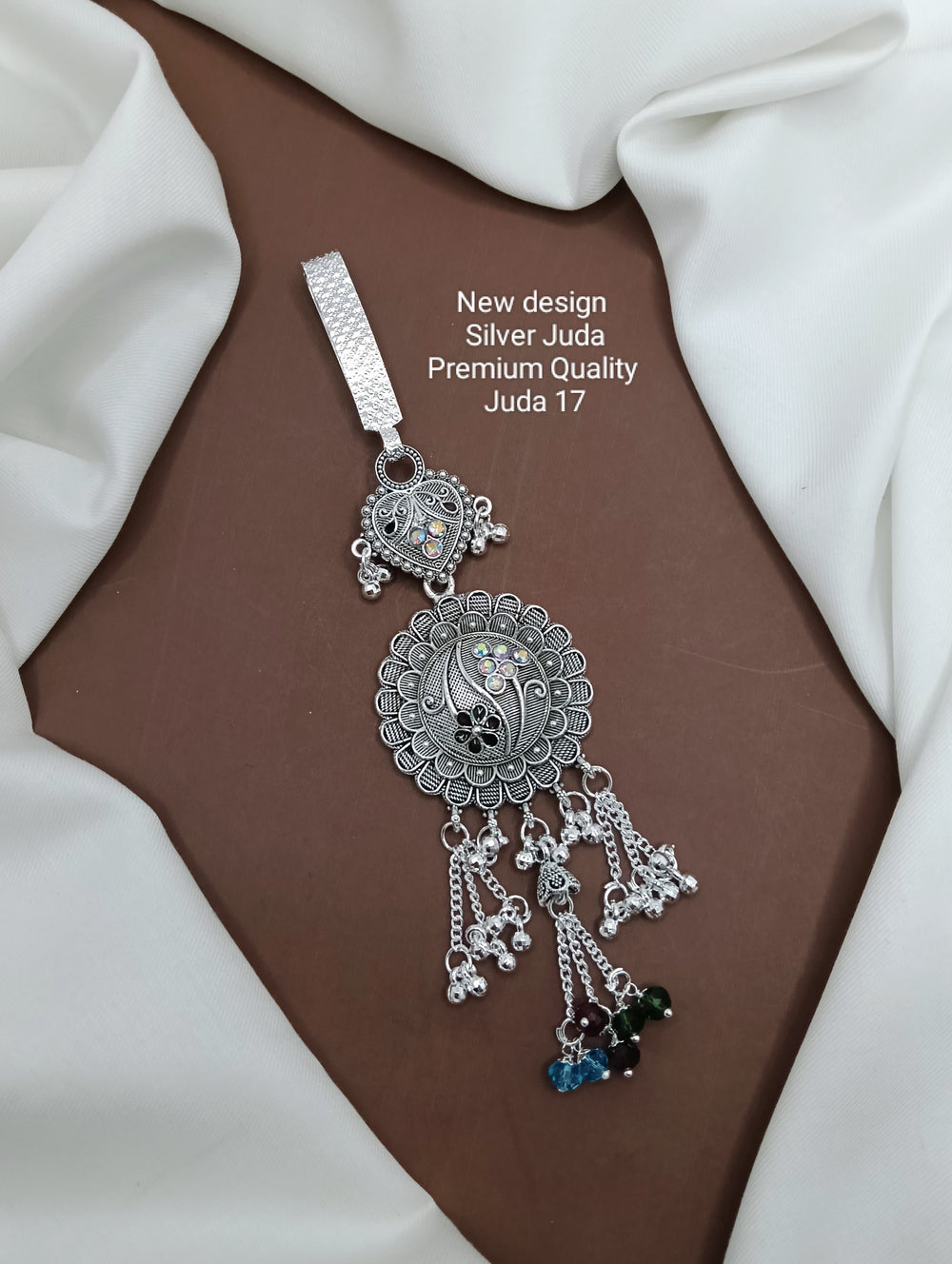 primeriea Premium Silver Juda Accessory – Ethnic Bridal & Party Wear Juda Pin