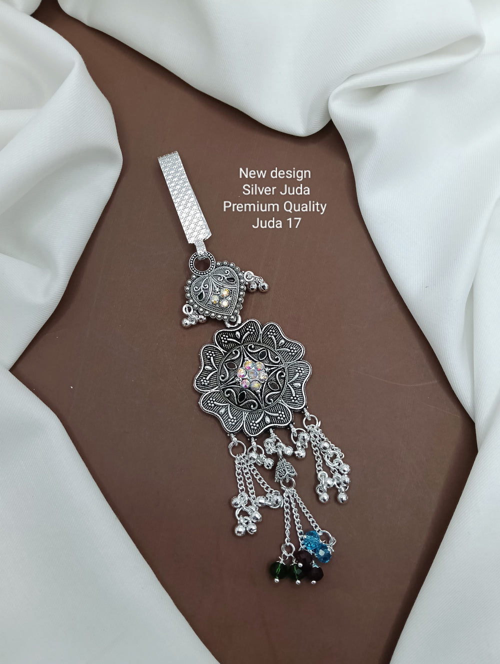 primeriea Premium Silver Juda Accessory – Ethnic Bridal & Party Wear Juda Pin