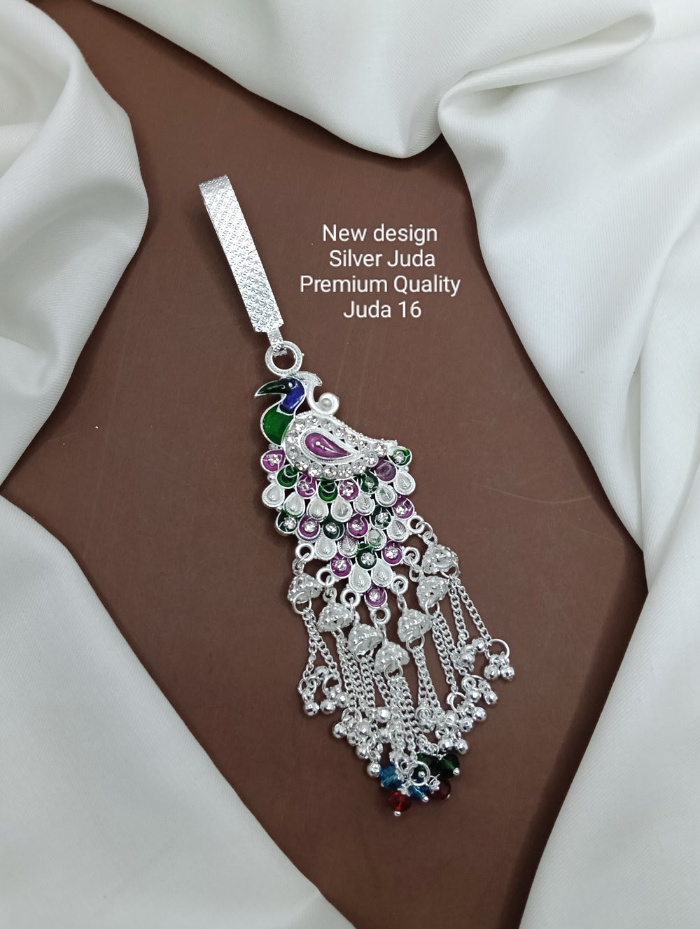 primeriea Premium Silver Juda Accessory – Ethnic Bridal & Party Wear Juda Pin