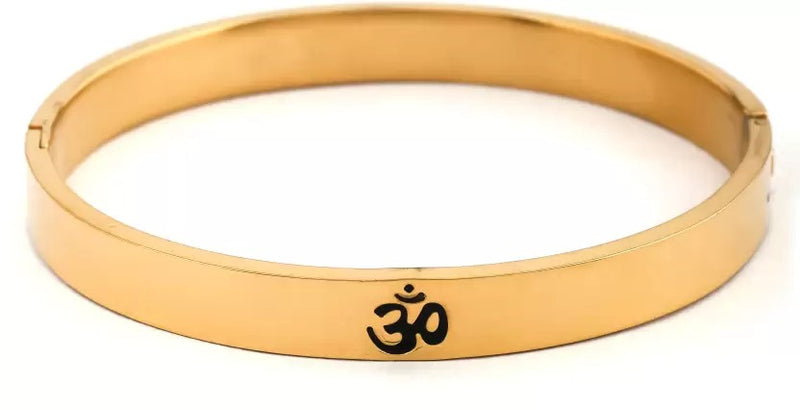 OM MEENA PLAIN Gold Bracelet for Men & Boys feature