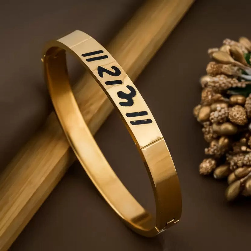 PRIMERIEA  RAM Gold Bracelet for Men & Boys (Copy) style image