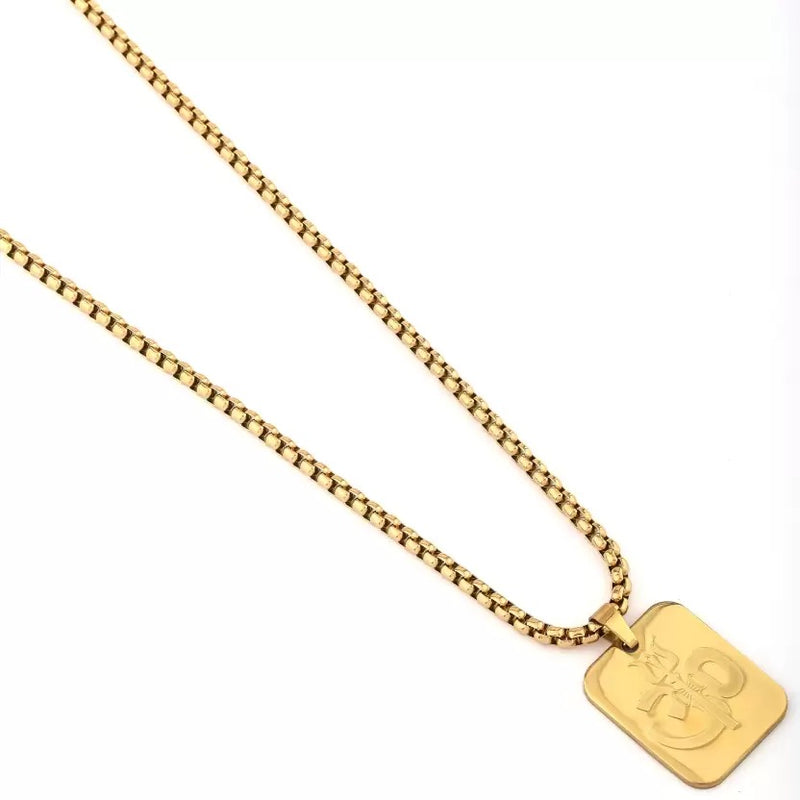 OM Pendant Gold Stainless Steel Necklace Chain For Men (24 Inch) style image